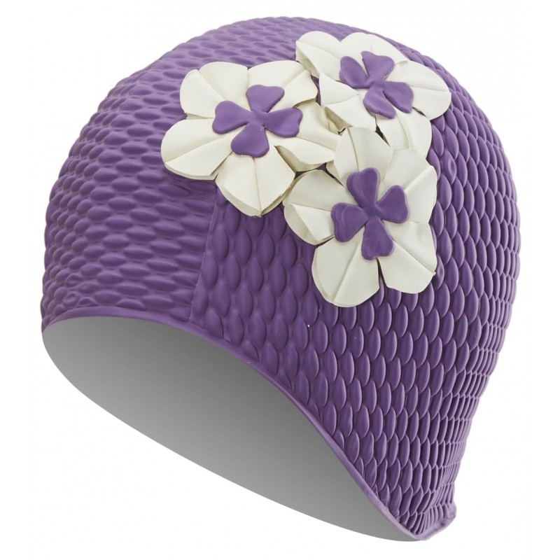 Floral Bubble Swim Cap